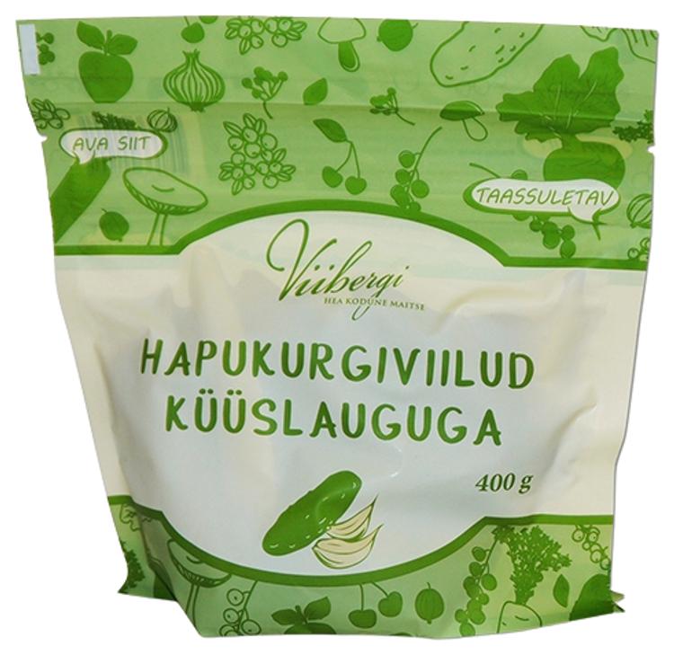 Hapukurgidviilud küüslauguga 400g