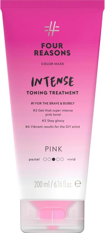 Four Reasons Color Mask Intense Toning Treatment Pink sävyttävä tehohoito 200 ml 