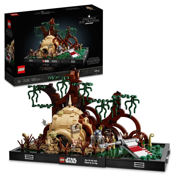 LEGO® Star Wars™ Jedi™-koulutus Dagobah™-planeetalla -dioraama 75330