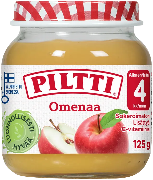 PILTTI 125g Omenaa hedelmäsose 4kk
