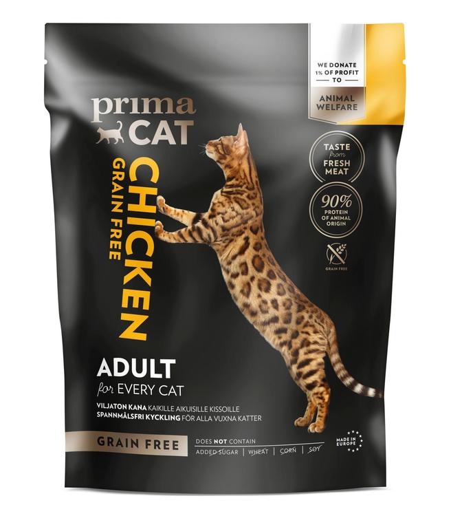 PrimaCat Viljaton kana aikuisille kissoille 1,4 kg