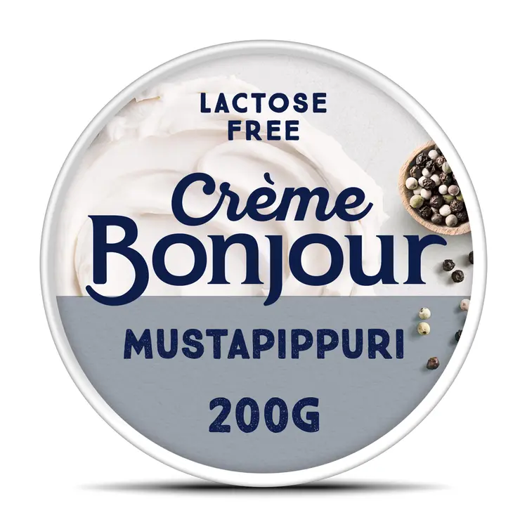 Creme Bonjour Mustapippuri laktoositon levite 200g