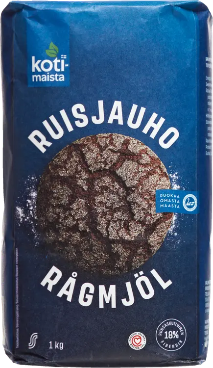 Kotimaista ruisjauho 1 kg