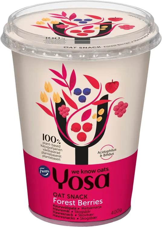 Fazer Yosa Metsämarja kauravälipala 400 g