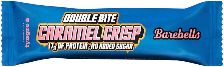 55g (2x27,5g) Barebells Double Bite Caramel Crisp proteiinipatukka