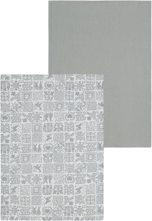 House keittiöpyyhe Quilty/Waffle 50 x 70 cm 2-pack PatternLab