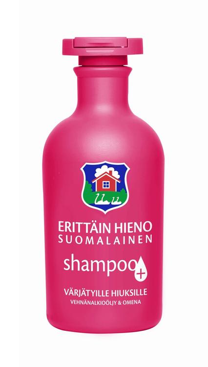 Erittäin Hieno Suomalainen Plus värjätyille ja käsitellyille hiuksille shampoo 300ml
