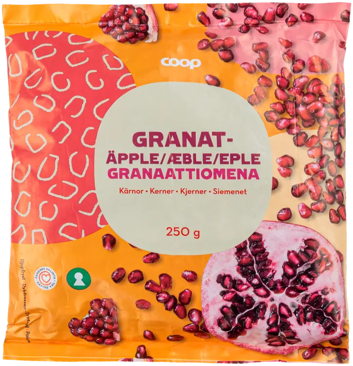 Coop granaattiomenan siemenet 250 g pakaste