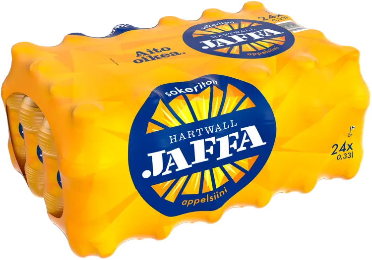 24 x Hartwall Jaffa Appelsiini Sokeriton virvoitusjuoma 0,33 l