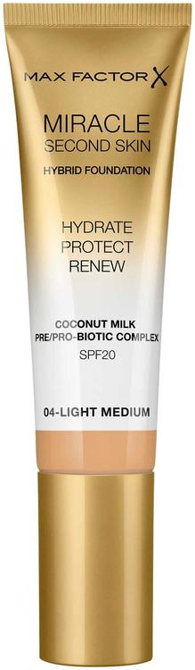 Max Factor Miracle Second Skin meikkivoide 04 Light Medium 30 ml