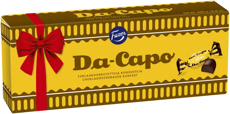 Fazer DaCapo tumma suklaakonvehti 295g