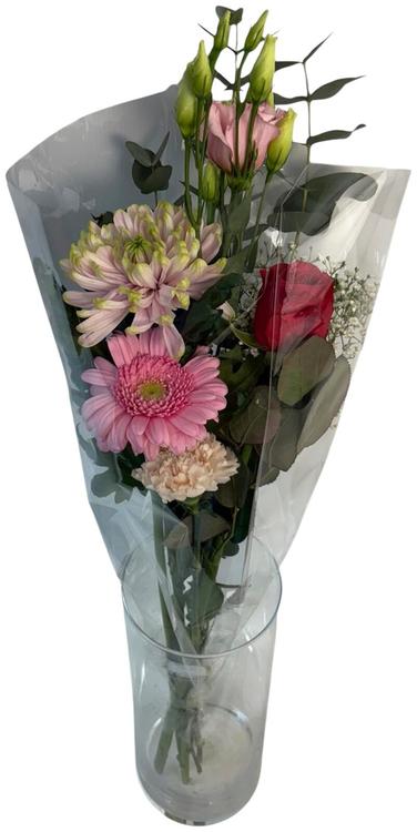 Kimppu Ainikki, v.pun sävyinen sekakimppu, 8 oksaa, 65cm