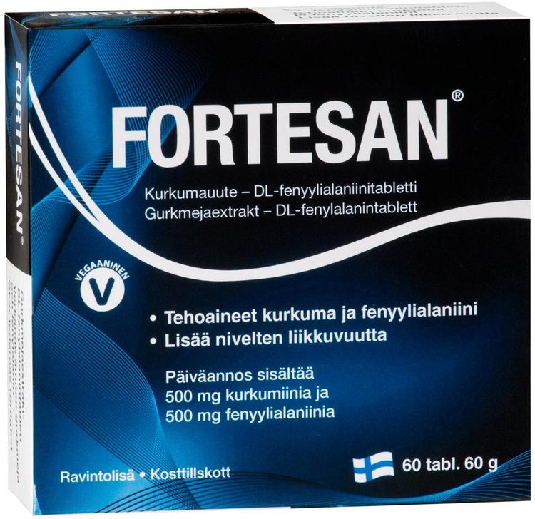Fortesan kurkumauute - DL-fenyylialaniinitabletti 60 tabl