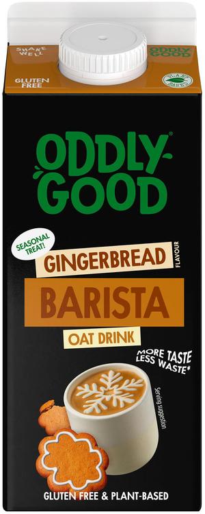 Oddlygood® Barista kaurajuoma piparkakku 0,75 l ESL gluteeniton