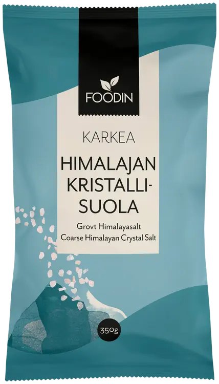 Foodin Himalajan kristallisuola, karkea 350g