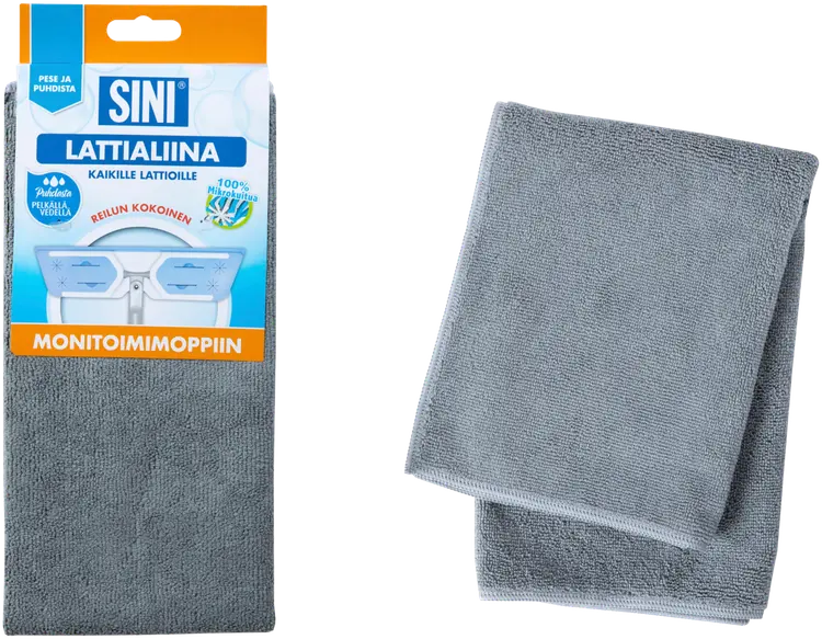 Sini mikrokuitu lattialiina 50x55cm