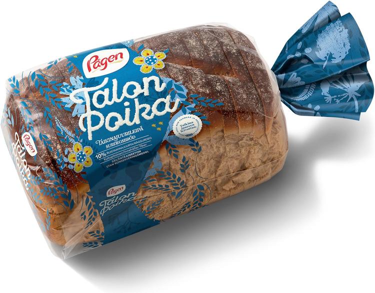 Pågen Talonpoika taikinajuurileipä viipaloitu sekaleipä 820g