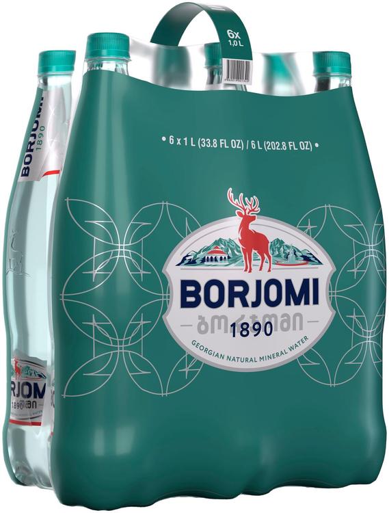 Borjomi karboniseeritud looduslik mineraalvesi 6x1,25L