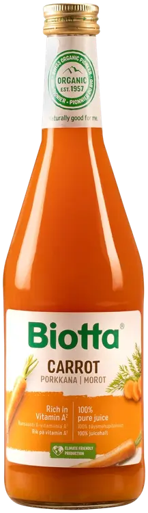 Biotta Porkkanatäysmehu 500ml luomu