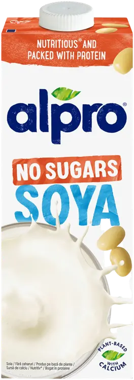 Alpro No Sugars Soijajuoma ilman sokereita 1L