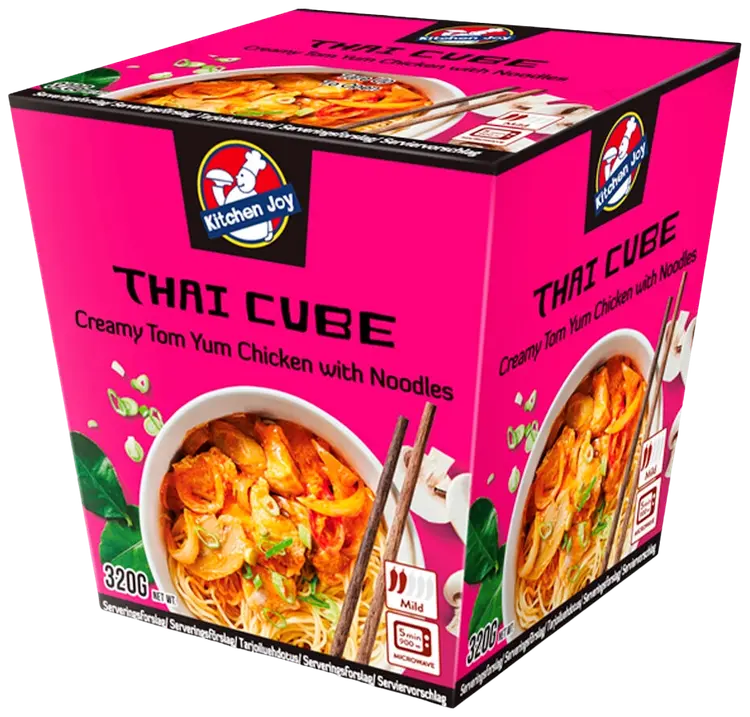 320g Kitchen Joy Creamy Tom Yum -kanaa ja nuudeleita