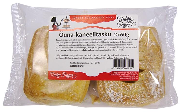 Õuna-kaneelitasku, 120 g