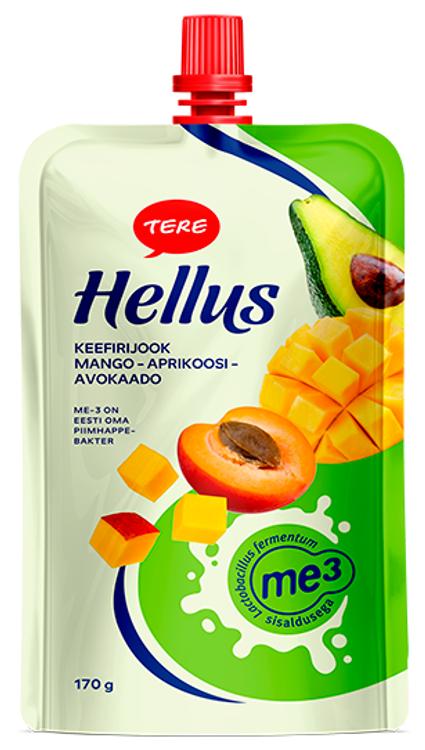 Hellus keefirijook mango-aprikoos-avokaado 170 g