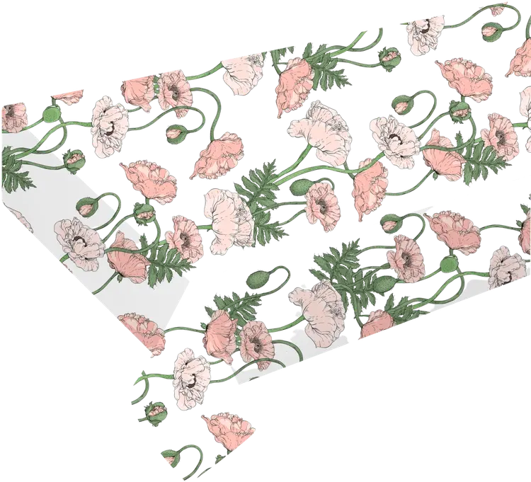 Havi-Nuppu airlaid pöytäliina Unikkoaika 120x220cm 1kpl