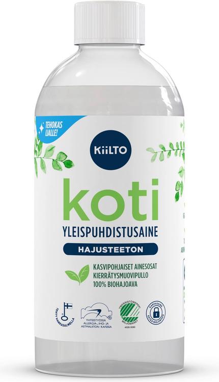 Kiilto Koti biohajoava yleispuhdistusaine Hajusteeton 475 ml