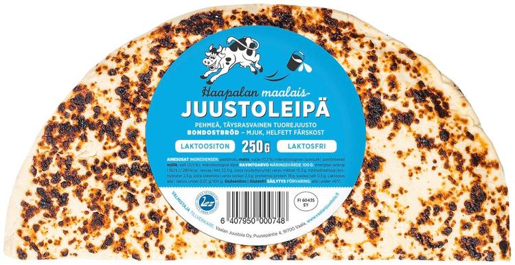 Haapalan Juustoleipä, laktoositon 250 g