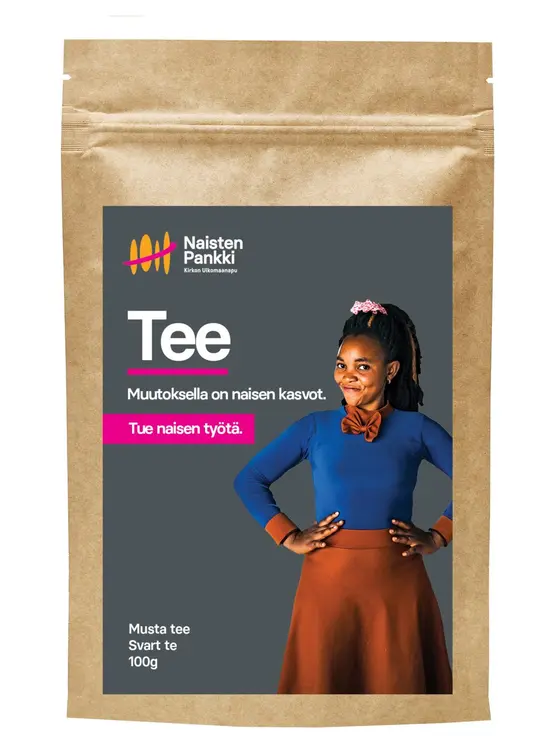Naisten Pankki musta tee 100g