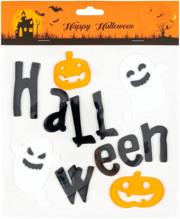 Halloweeni akna kleebis