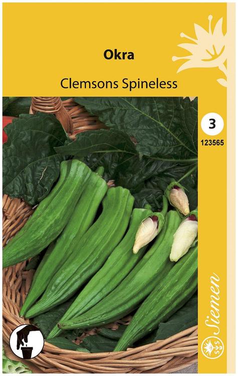 Siemen okra 'Clemsons Spineless'