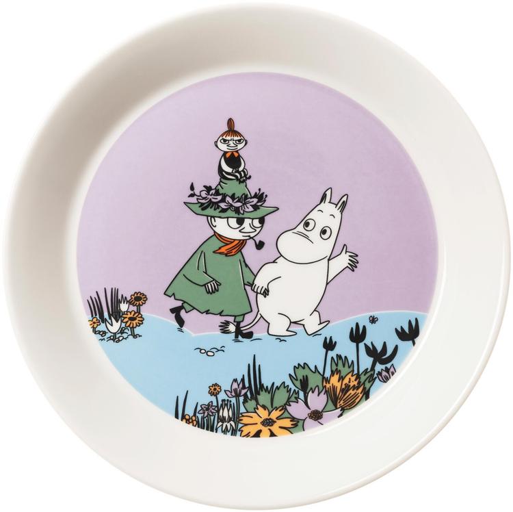 Moomin Arabia Sydänystävät lautanen 19 cm