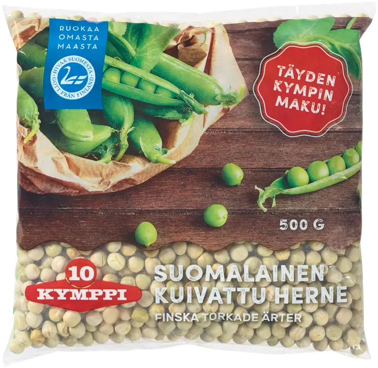 Kymppi suomalainen kuivattu herne 500 g