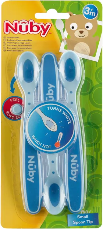 Nuby ensilusikka Heat Sense 3 kpl