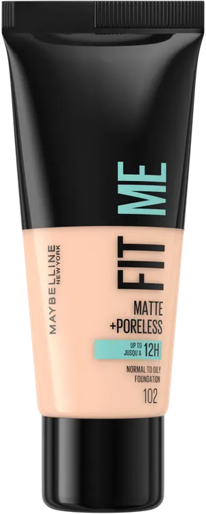 Maybelline New York Fit Me Matte+Poreless -meikkivoide 102 Fair Ivory 30ml