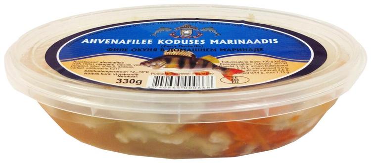 Ahvenafilee kodumarinaadis 330 g