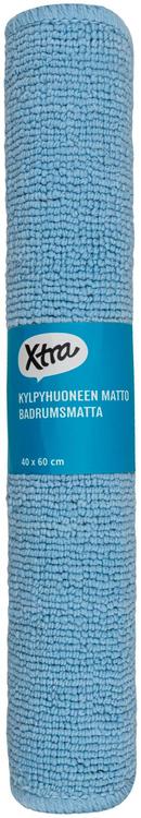 Xtra kylpyhuoneenmatto Anna 40x60 cm vaaleansininen