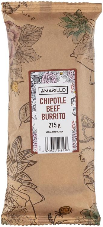 Amarillo Chipotle beef burrito 215g