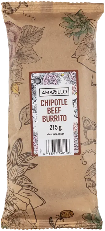 Amarillo Chipotle beef burrito 215g