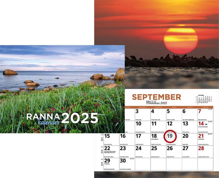 Seinakalender  rannakalender,   297 x