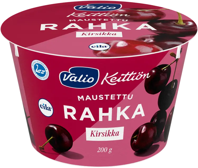 Valio Keittiön maustettu rahka 200 g kirsikka laktoositon