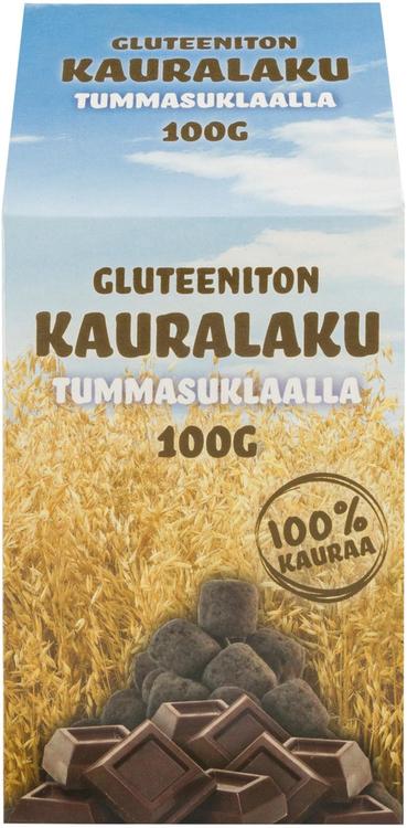 Lakumesta Oy Gluteeniton Kauralaku Tummasuklaalla 100g