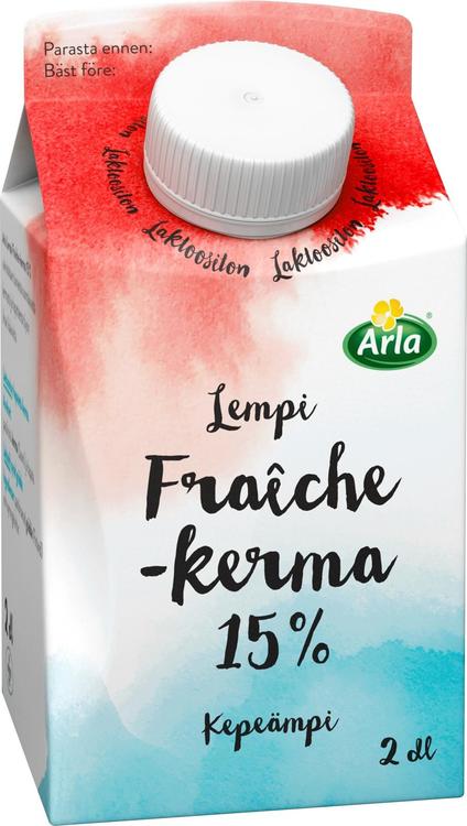 Arla Lempi laktoositon Fraiche kerma 15% 2 dl