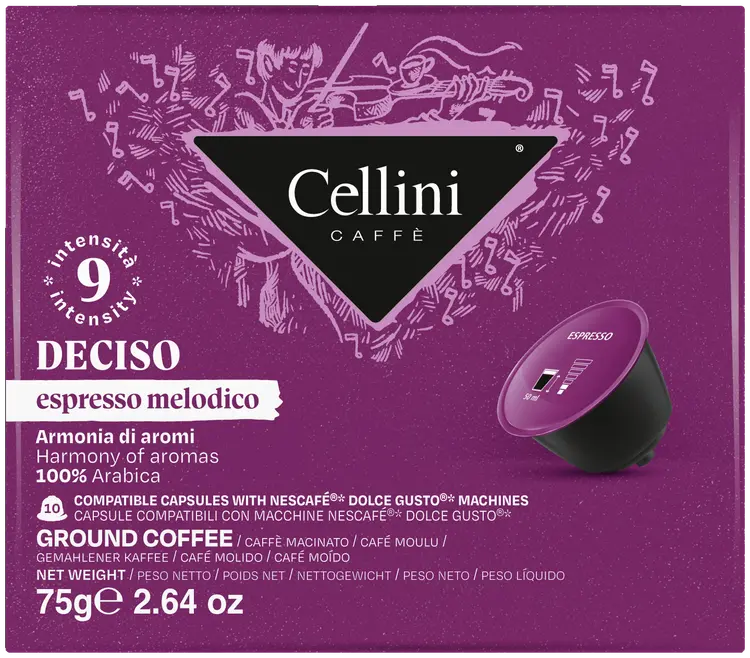 Cellini Dolce Gusto Capsules Deciso kahvikapseli 10 kpl