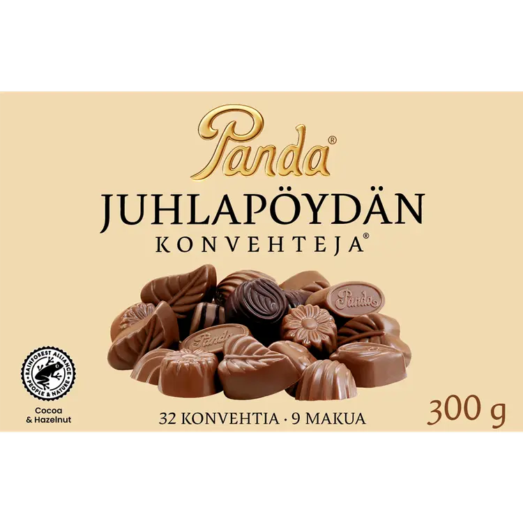 Panda Juhlapöydän suklaakonvehti 300g