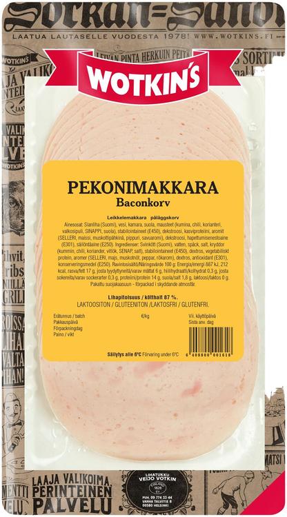 Wotkin´s 150g Pekonimakkara leikkelemakkara