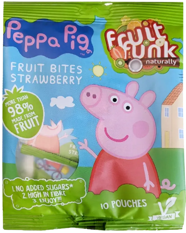 Fruitfunk Pipsa Possu Mansikkahiutale 100g/10-pack