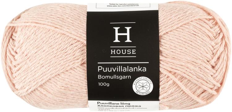 House puuvillalanka kierrätetty Aran 100 g